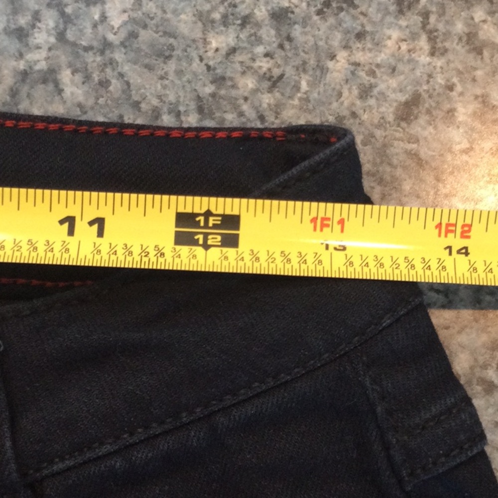Peace Love World black denim button leg flared jeans. Nice nearly new - Picture 12 of 16